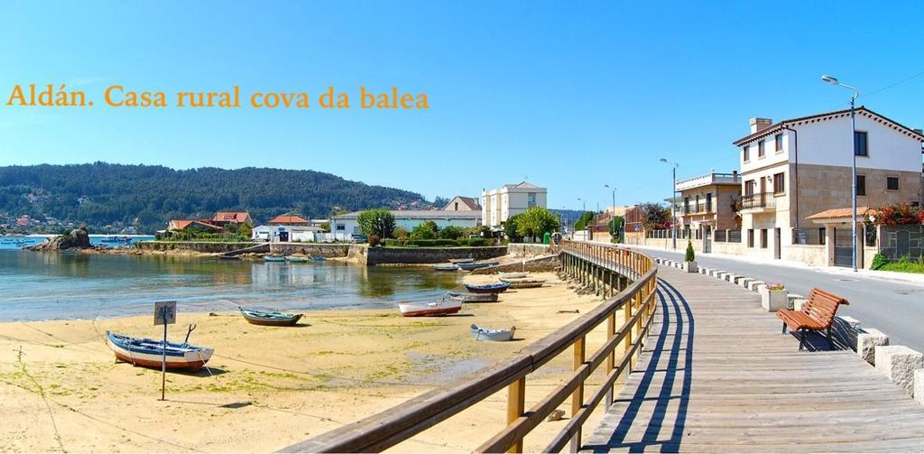 Hostal Cova Da Balea Aldán Exterior foto